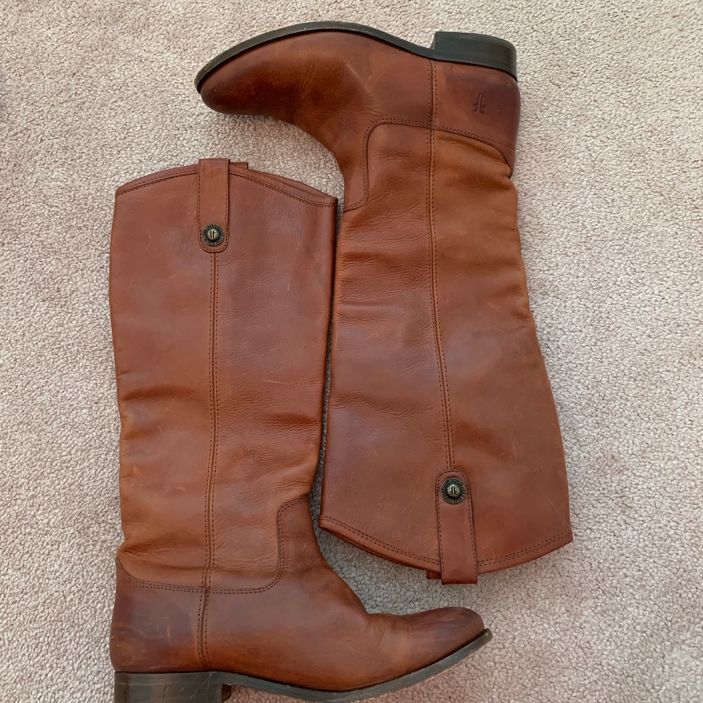 FRYE Madison Button Tall Boots